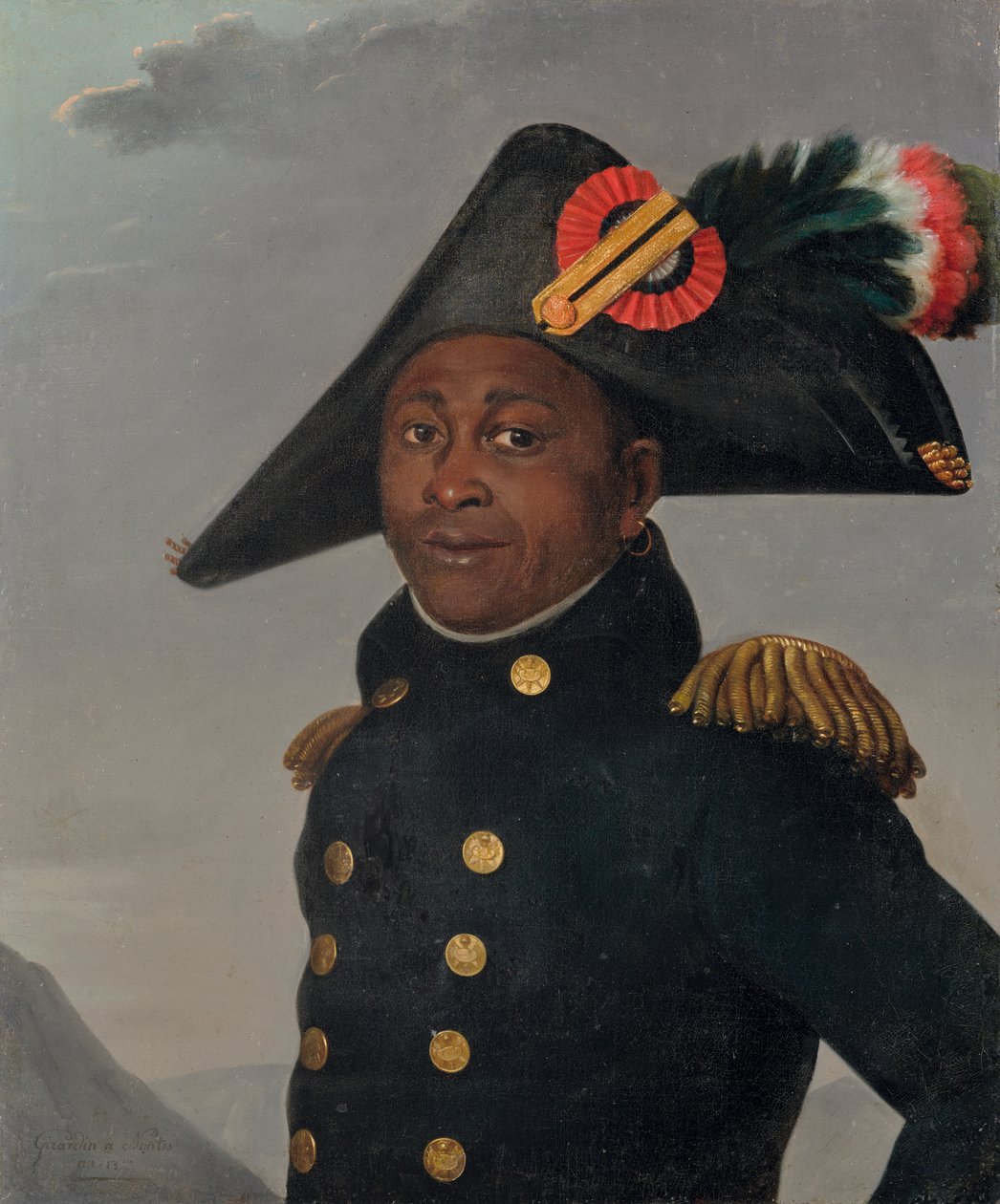 Retrato de François-Dominique Toussaint Louverture de Alexandre François Louis de Girardin