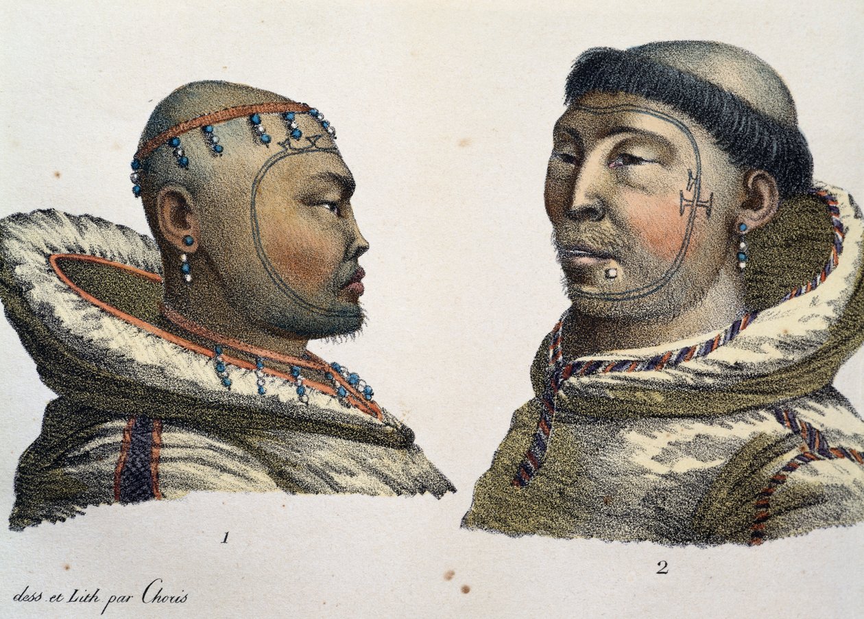 Habitantes da Ilha de São Lourenço de Nicolas Toussaint Charlet