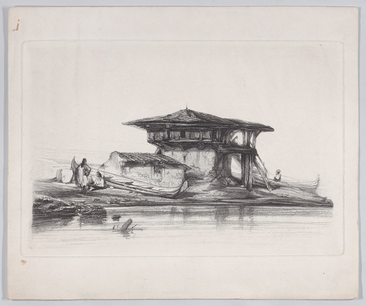Uma casa em Esmirna, 1839. de Alexandre Gabriel Decamps