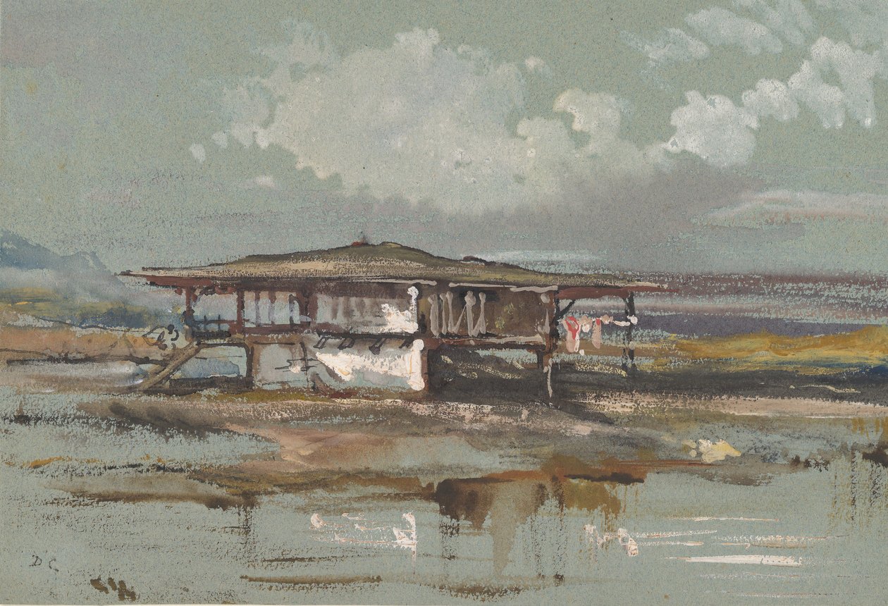 Uma casa na Turquia, 1820-60. de Alexandre Gabriel Decamps