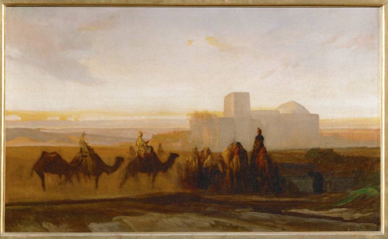La caravane - a caravana ... de Alexandre Gabriel Decamps