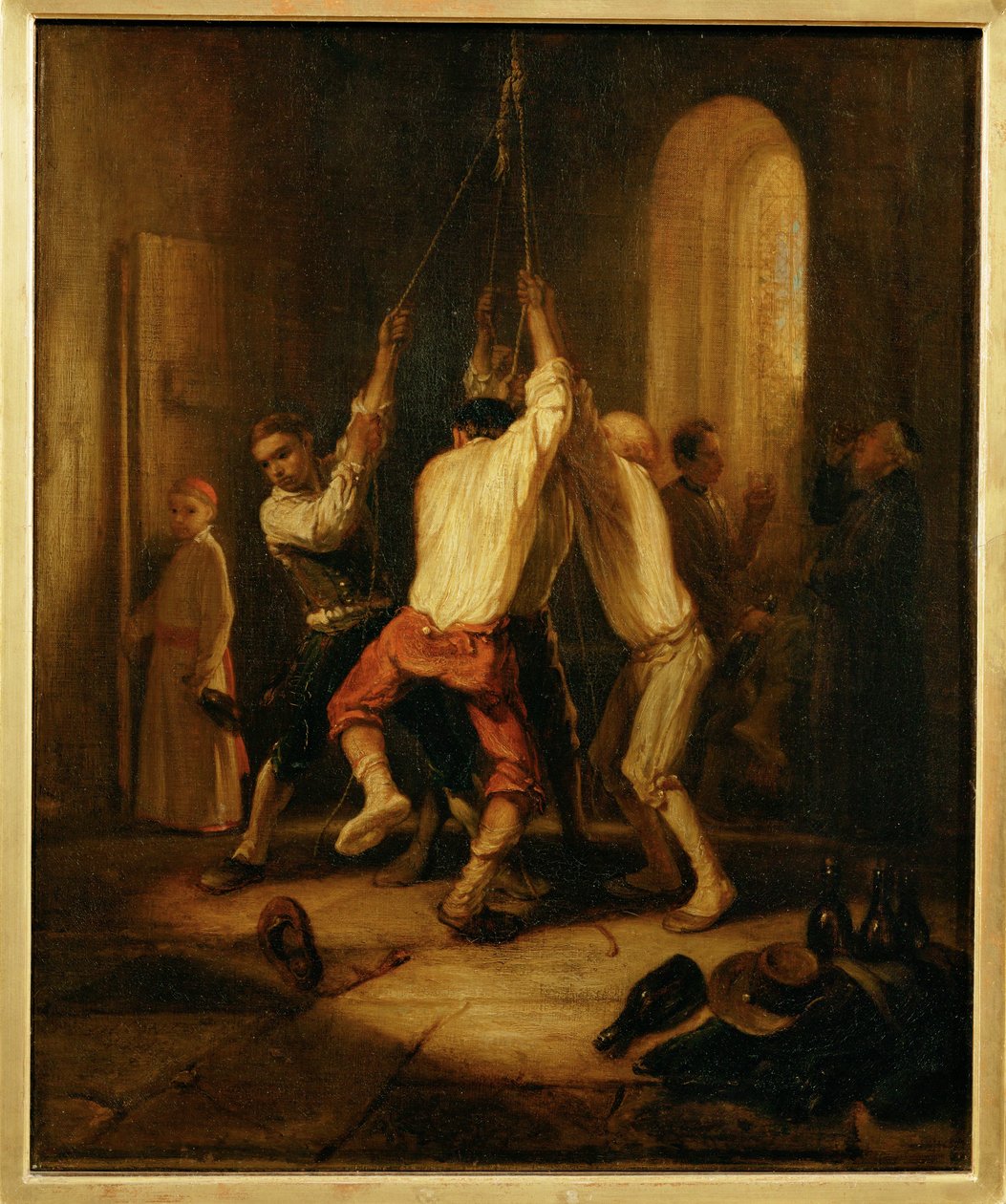 Les sonneurs - Os tocadores de sinos ... de Alexandre Gabriel Decamps