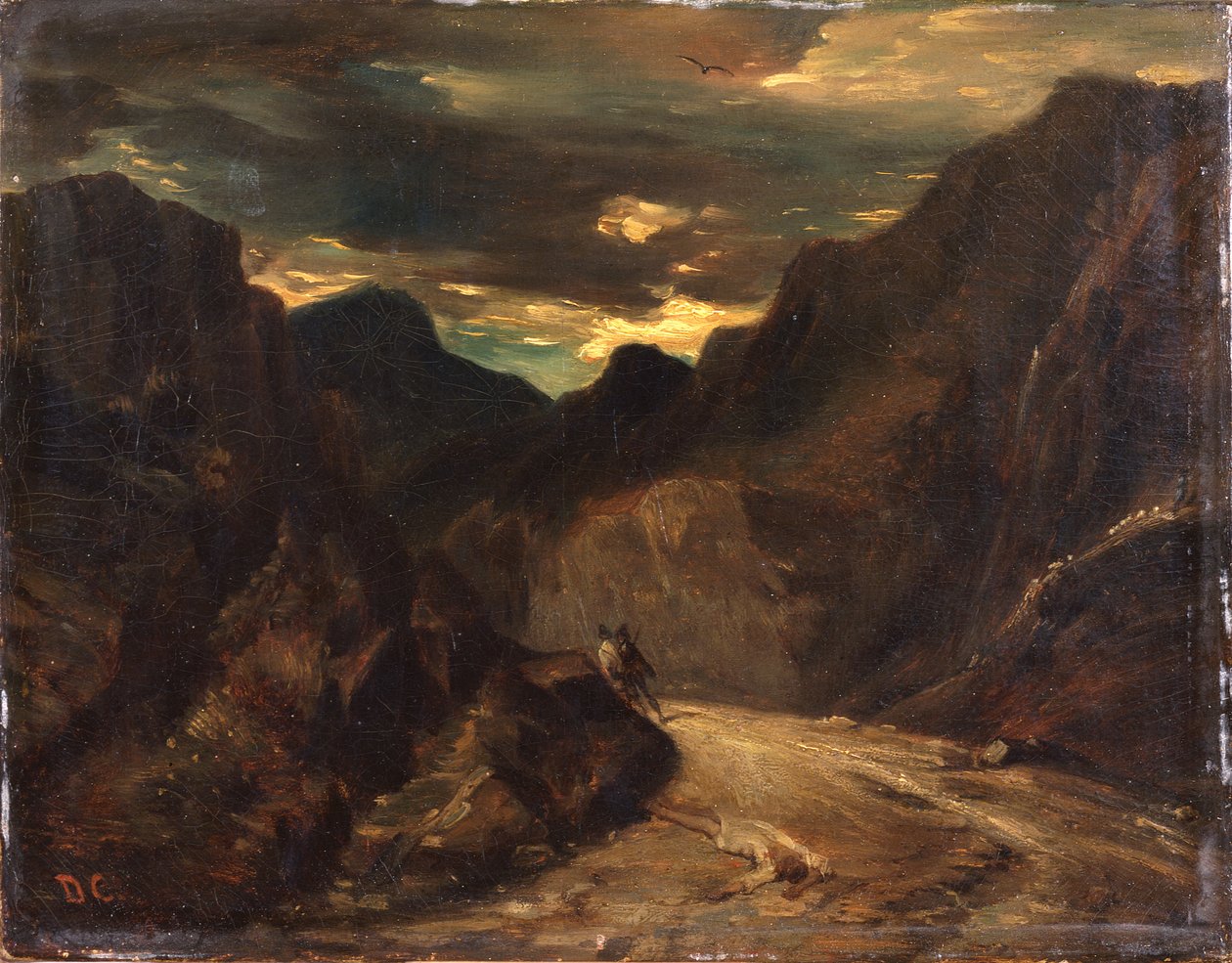 Passagem do outro lado, depois de 1839 (óleo sobre tela) de Alexandre Gabriel Decamps