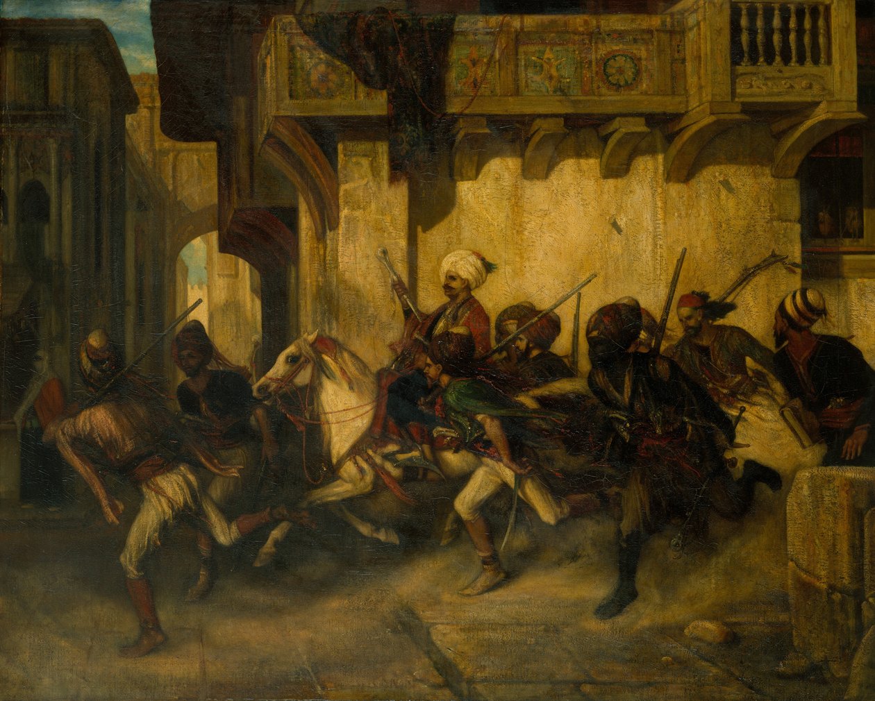A Patrulha Turca. de Alexandre Gabriel Decamps