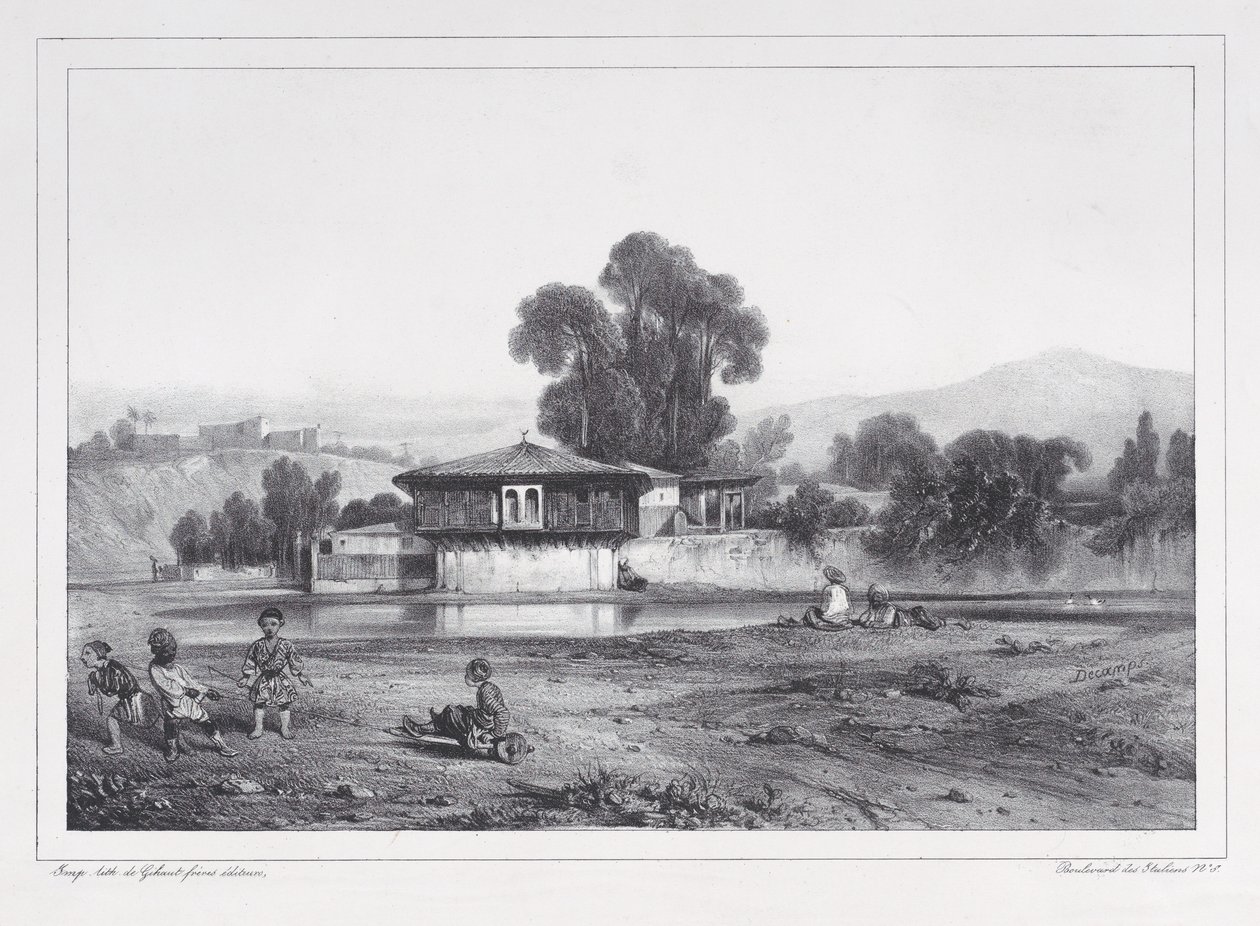 Quartel turco, 1823-60. de Alexandre Gabriel Decamps