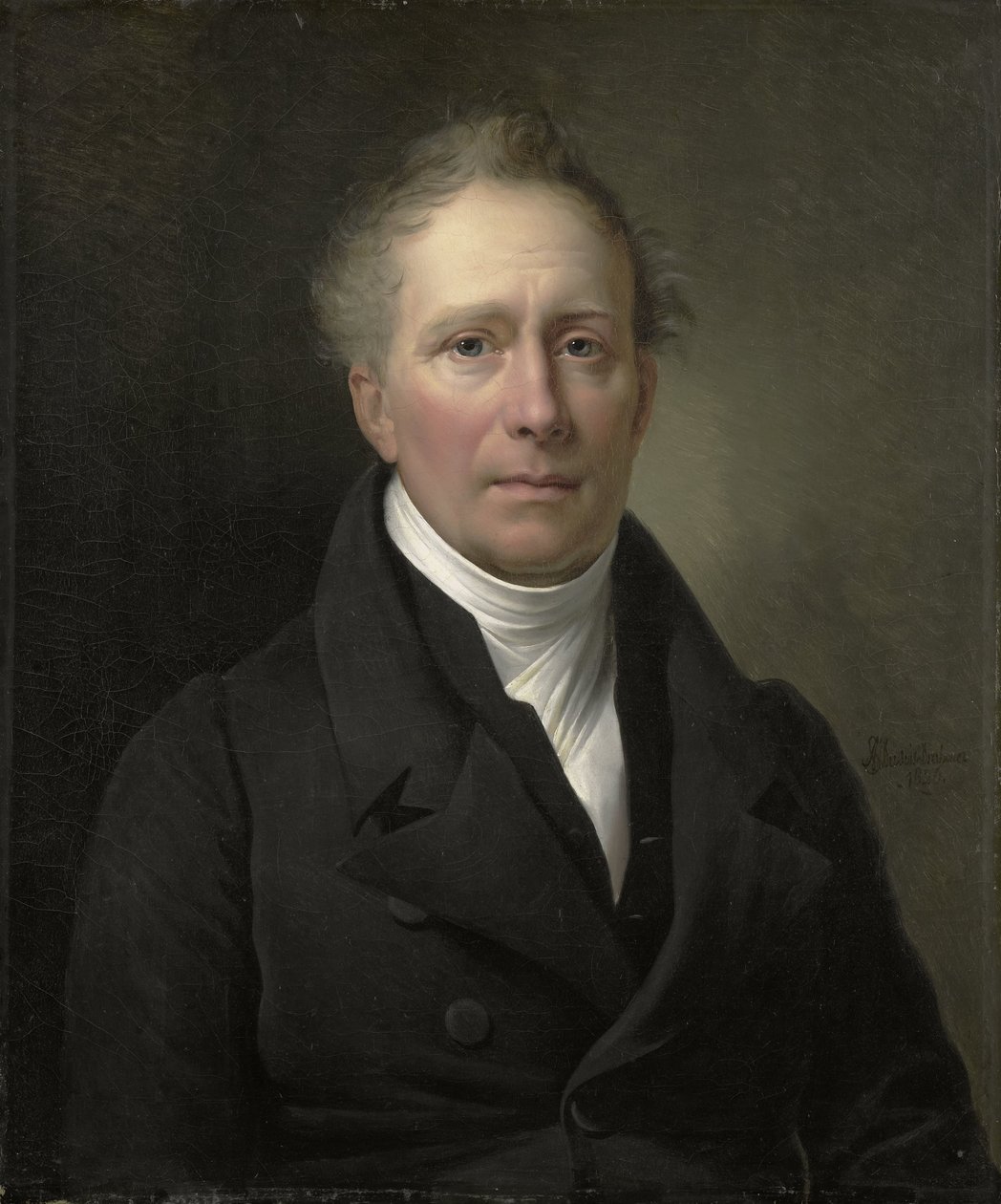 Daniel Francis Schas (1772-1848), Membro do Conselho do Comércio e das Colónias de 1814 a 1820 de Alexandre Jean Dubois Drahonet (signed by artist)