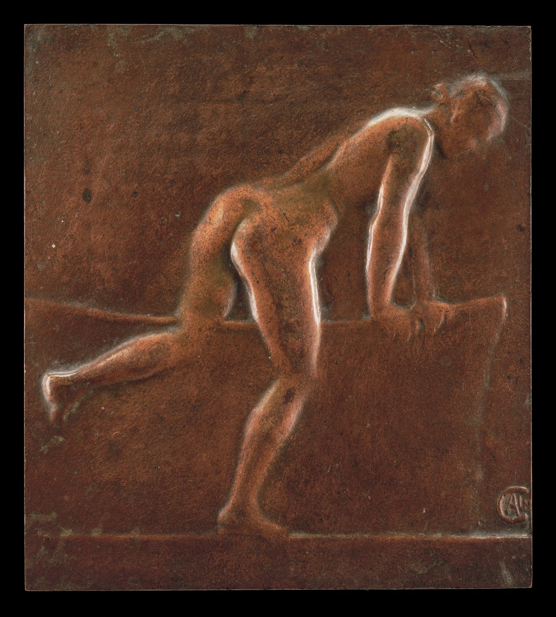 Banhista, c. 1890. de Alexandre Louis Marie Charpentier