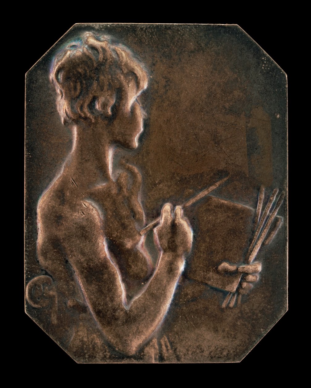 Pintura A pintura [anverso], 1897. de Alexandre Louis Marie Charpentier