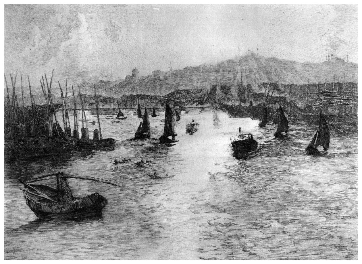 O Corno de Ouro, Constantinopla, c1885-1910 1924 de Alexandre Lunois