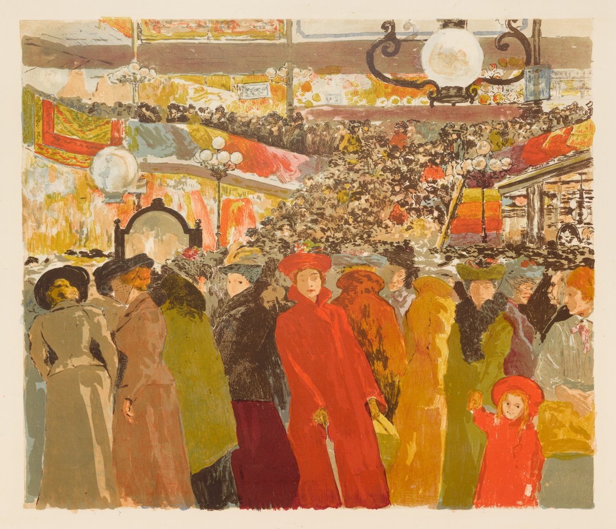 The Novelty Store (A Exposição do «Bon Marché») (A Loja de Novidades (A Exposição do «Bon Marché»)) de Alexandre Lunois