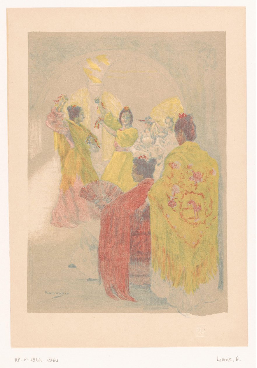 Mulheres de Sevilha La Sevillana (título original) de Alexandre Lunois
