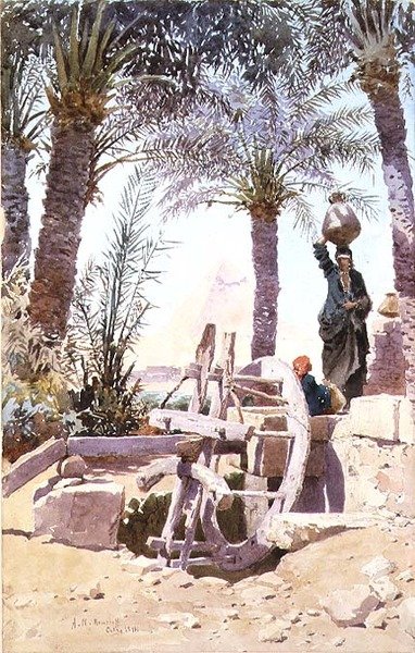 A Pirâmide de Khafre (Chephren) de Alexandre Nicolaievitch Roussoff