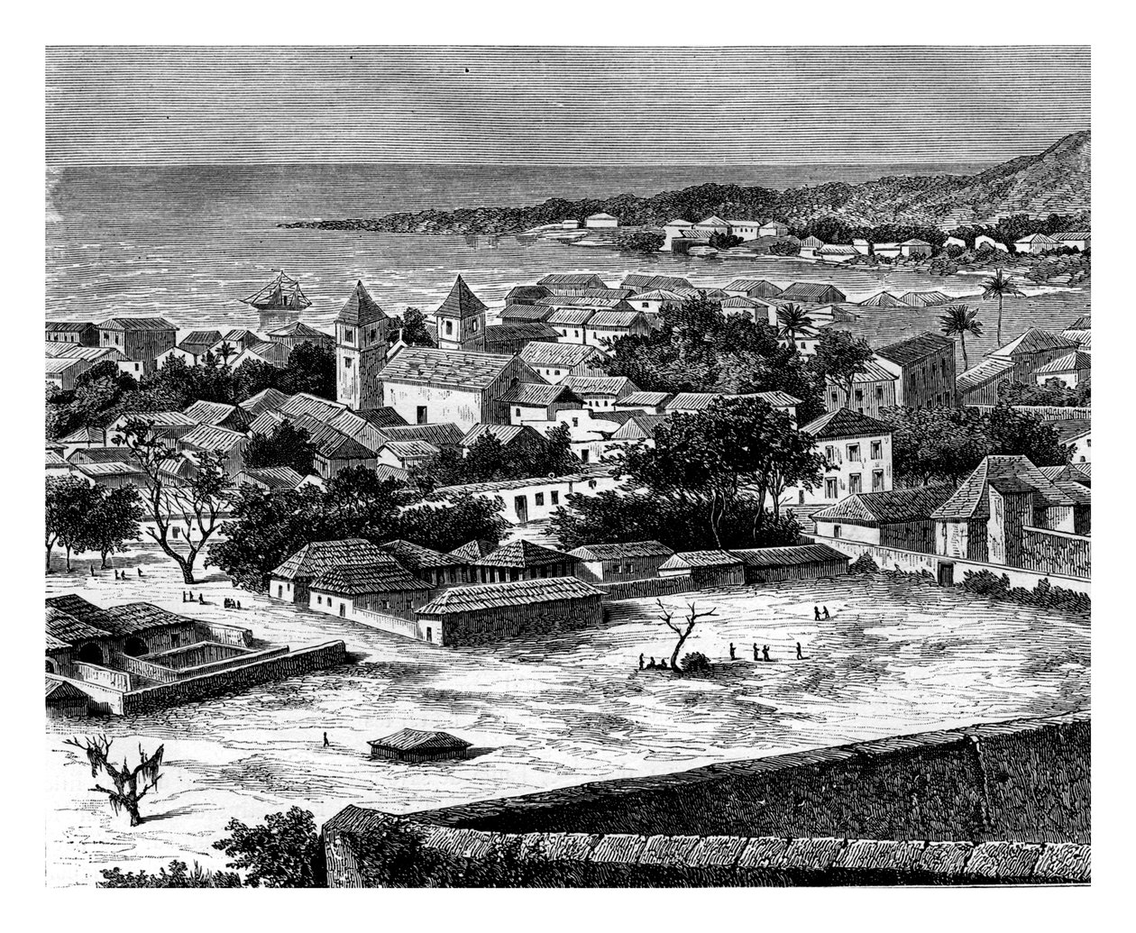 Sao Paulo, Luanda, Angola, 19th century de Alexandre de Bar