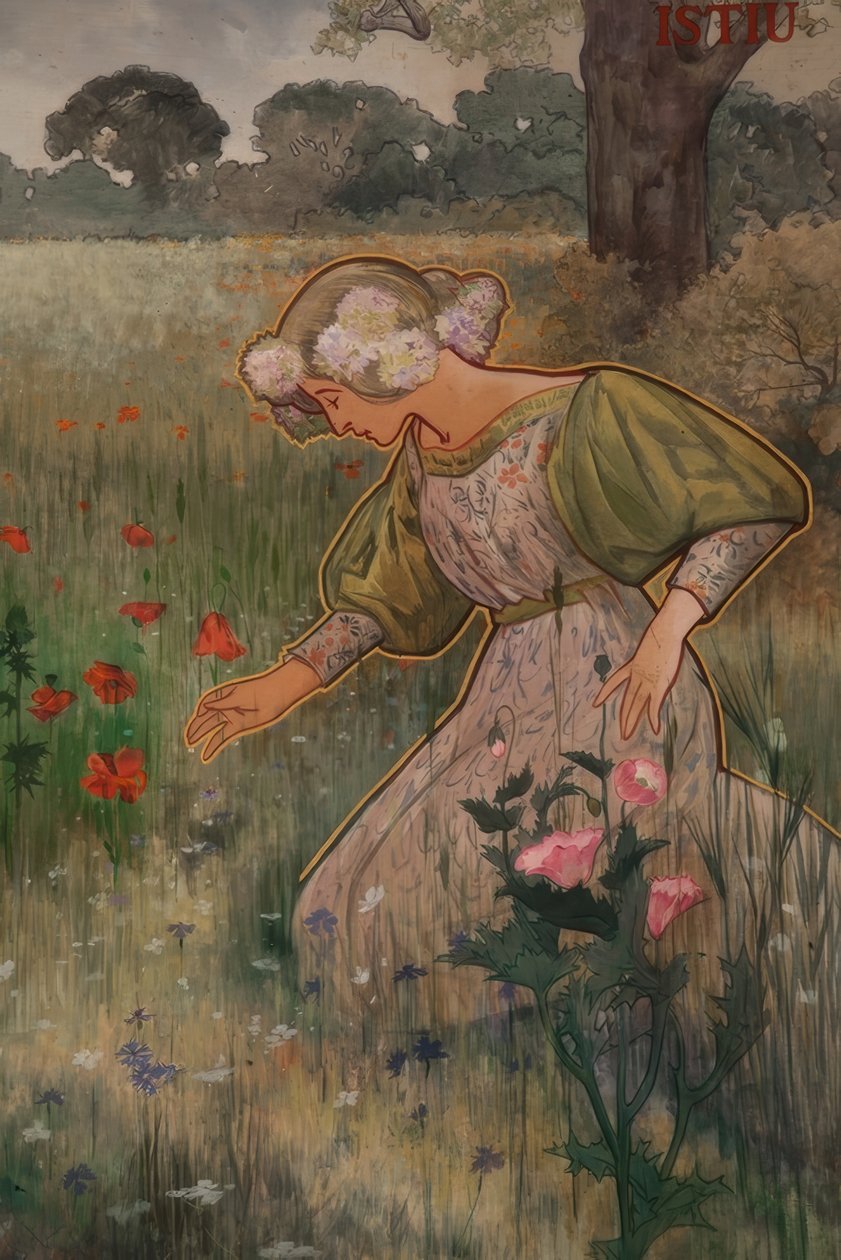 Alegoria do Verão de Alexandre de Riquer