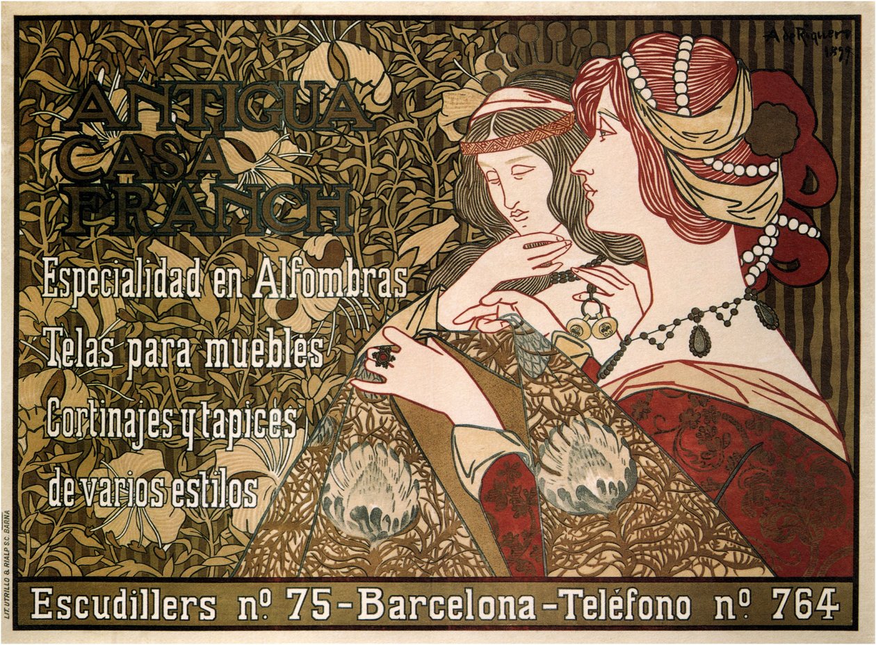Antiga Casa Franch, 1899 de Alexandre de Riquer