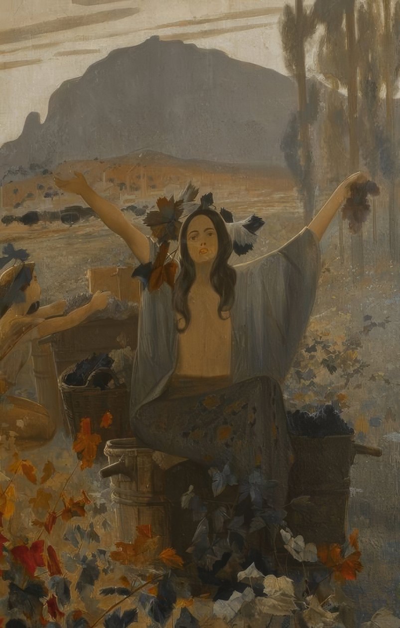 Pinturas murais, simbolistas. Casa Alegre de Sagrera, Terrassa. de Alexandre de Riquer