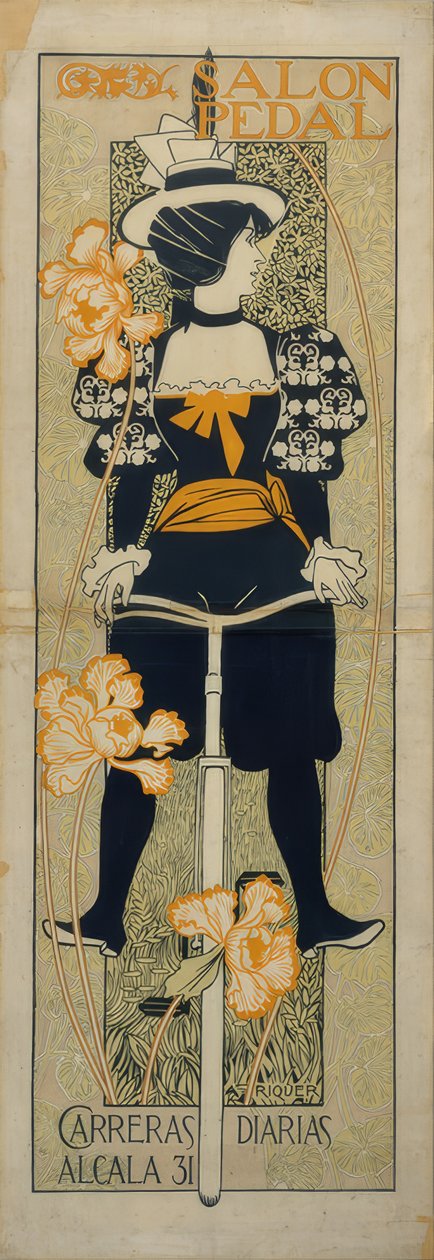 Pedal de salão de Alexandre de Riquer