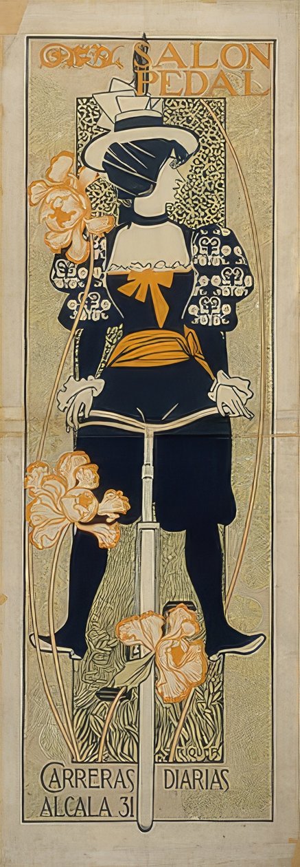Pedal de salão. 1897 de Alexandre de Riquer