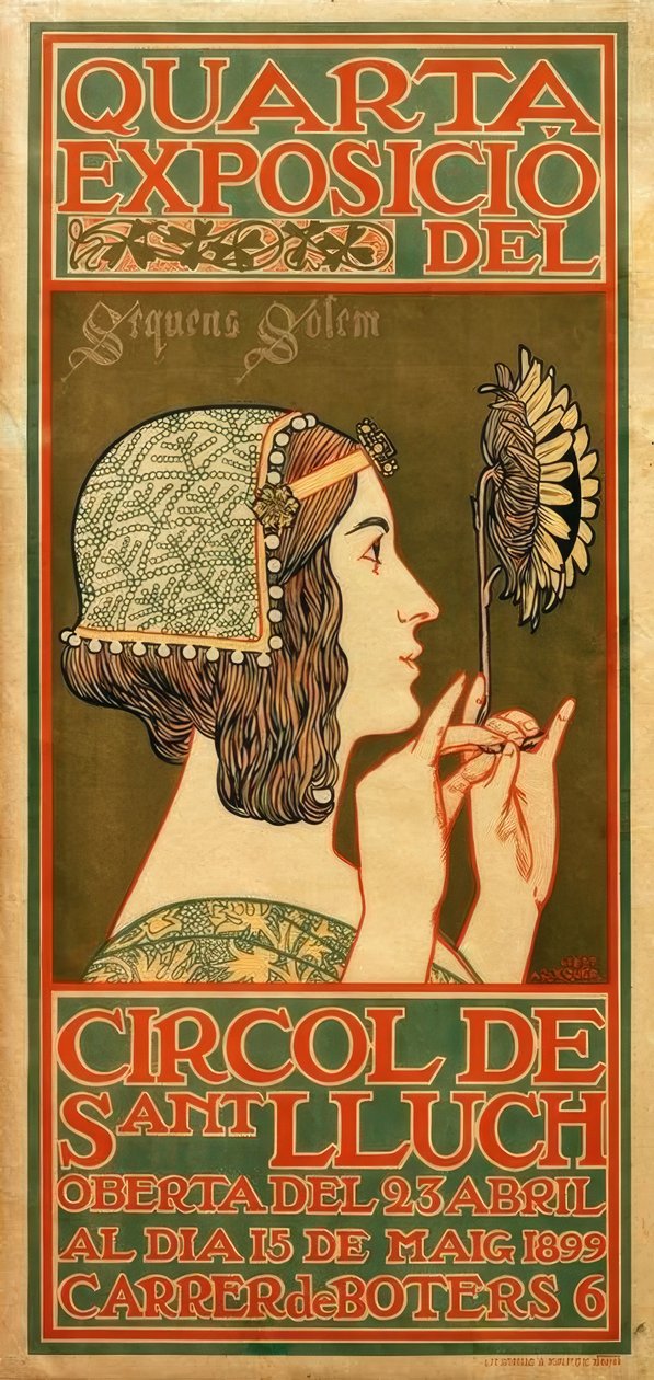Exposição de Quatra do Circol de Sant Lluch de Alexandre de Riquer i Inglada
