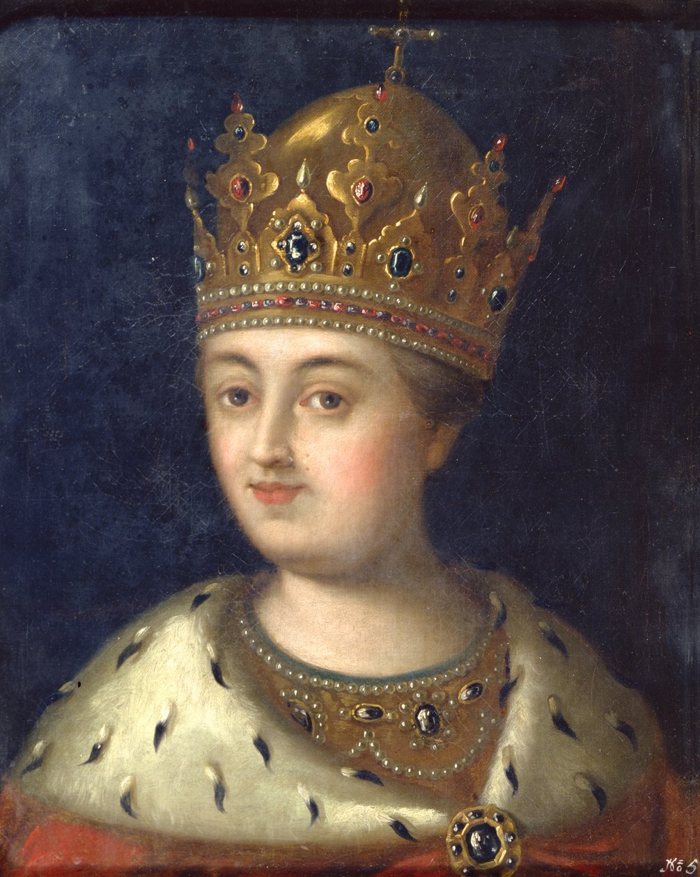 Retrato do regente Sophia, 1772 de Alexei Petrovich Antropov