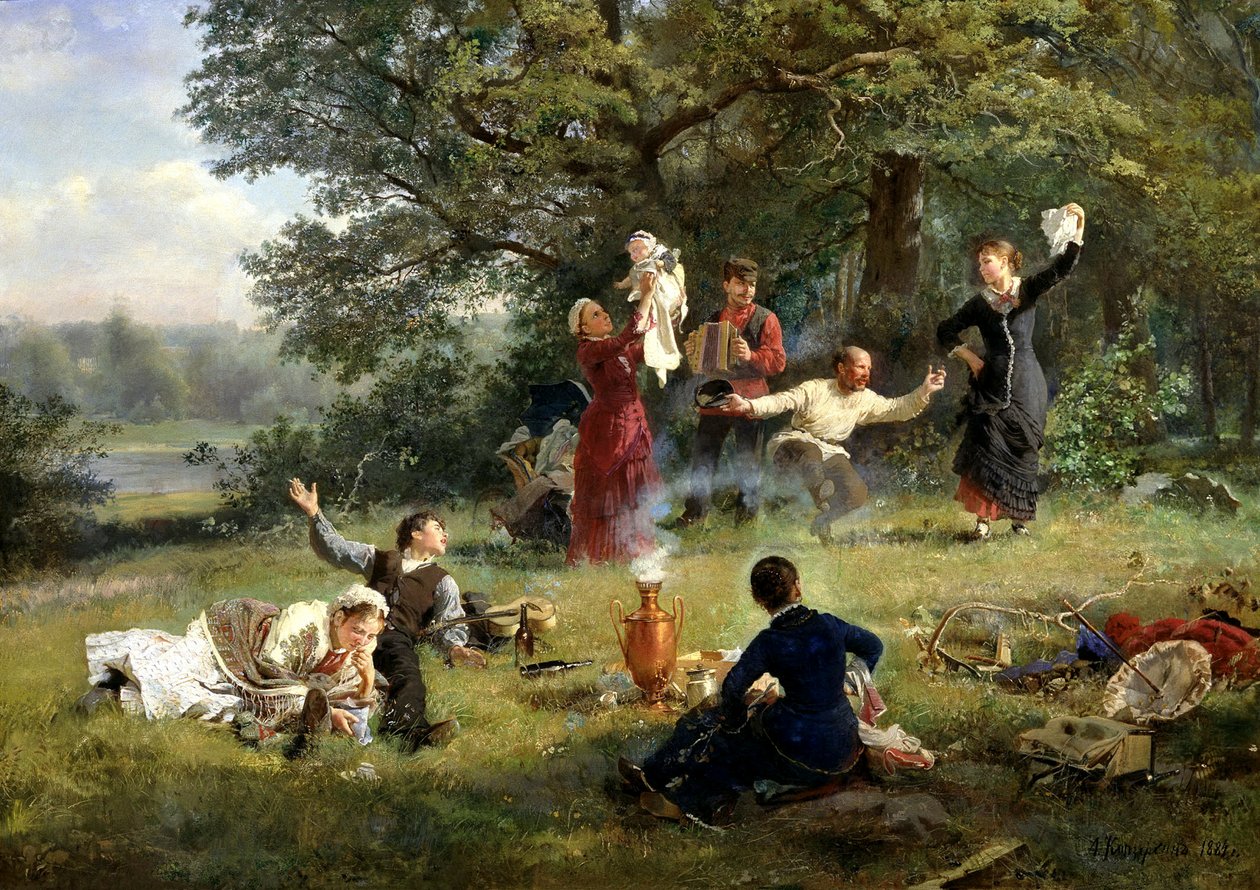 Domingo de 1884. de Alexei Ivanovich Korzukhin