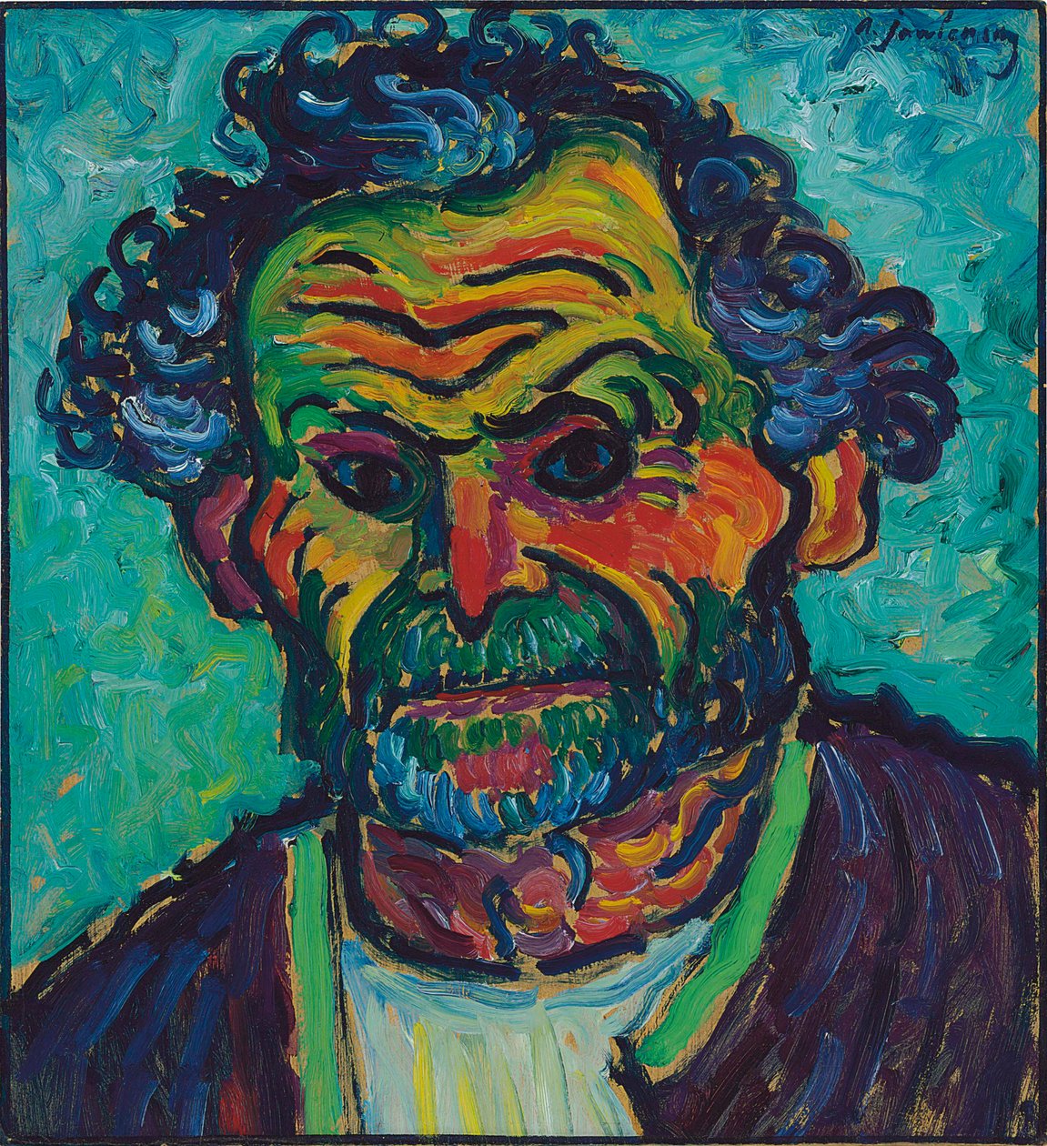 Camponês, c. 1912. de Alexei Javlensky von