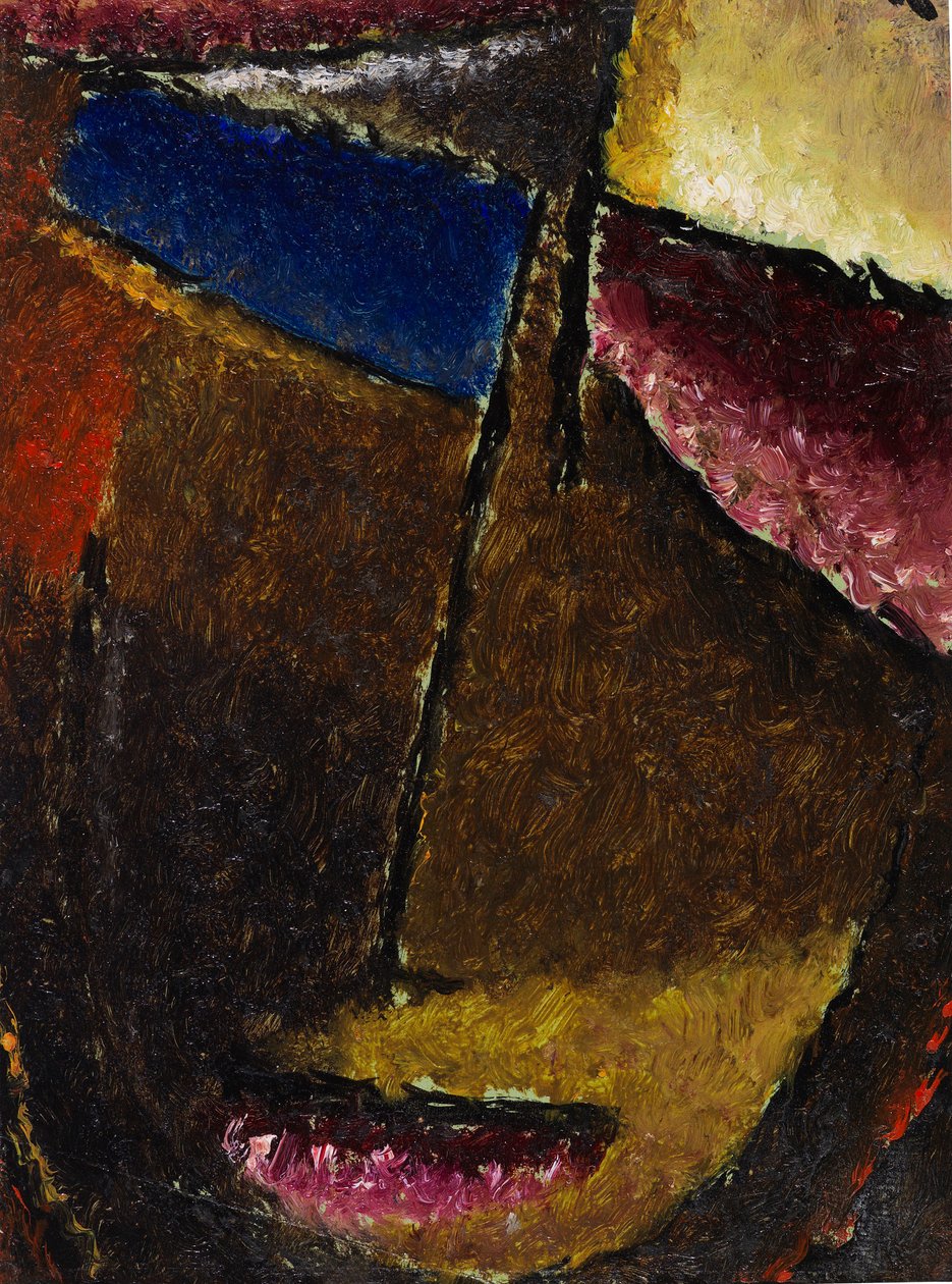 Pequena cabeça abstrata, 1934. de Alexei Javlensky von