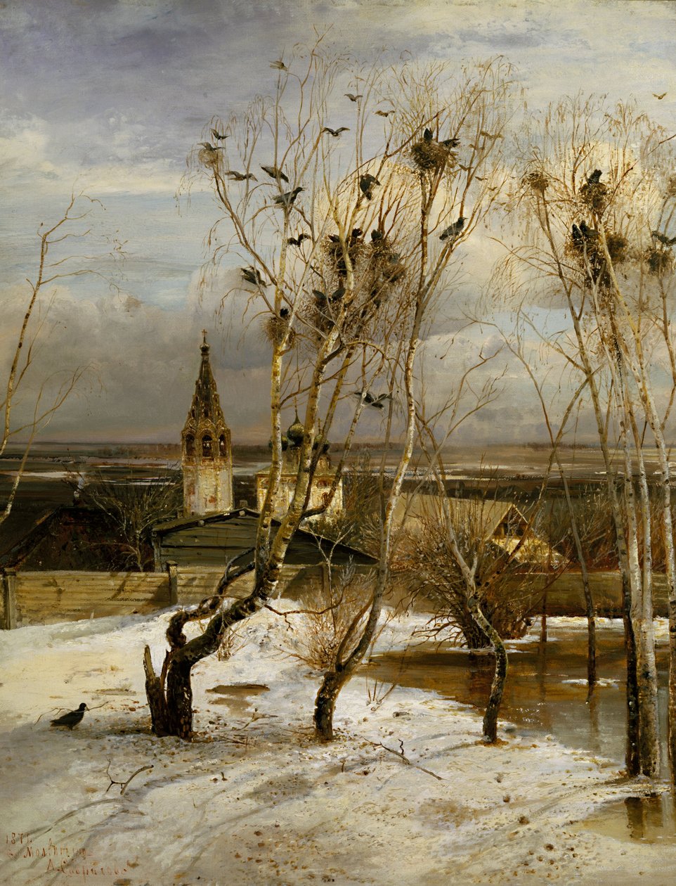 As torres retornaram de Alexei Kondratievich Savrasov