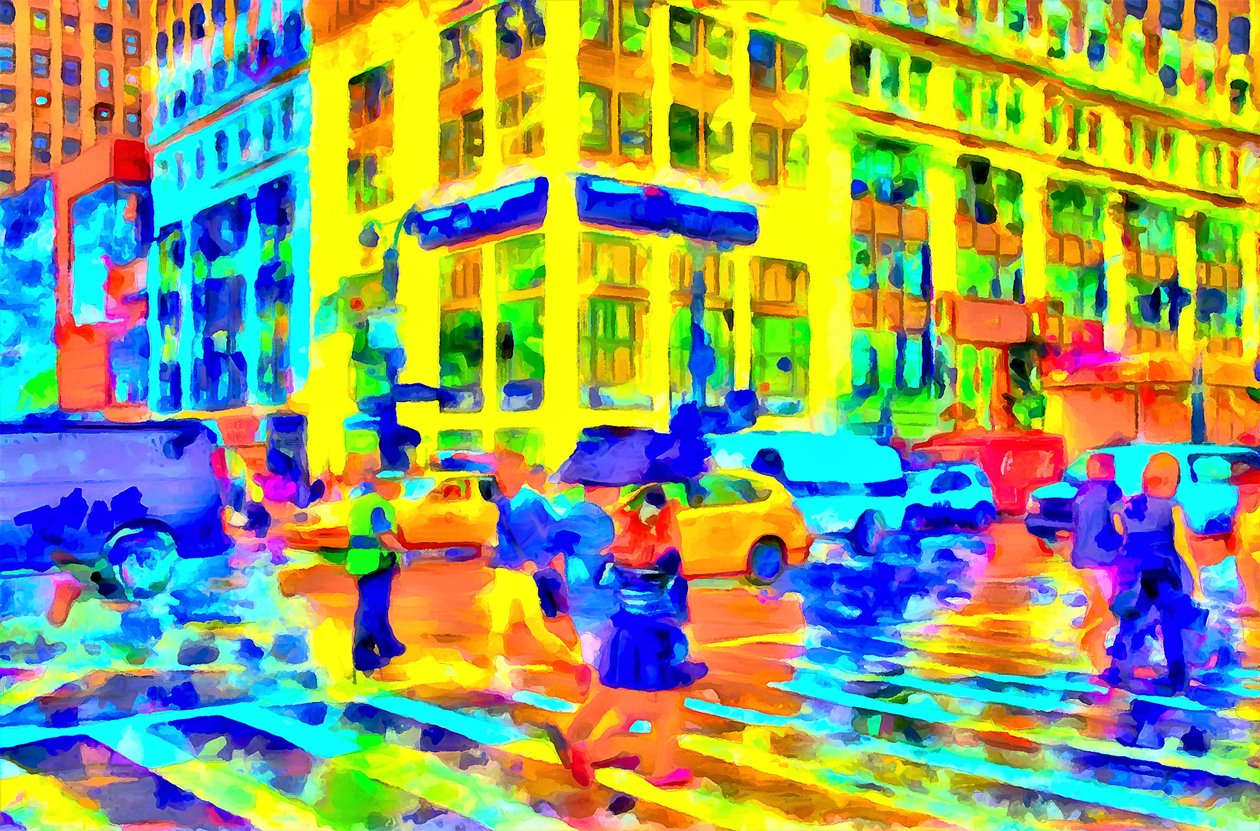 Dia de chuva, 2020 (técnica mista) de Alexei Makhov