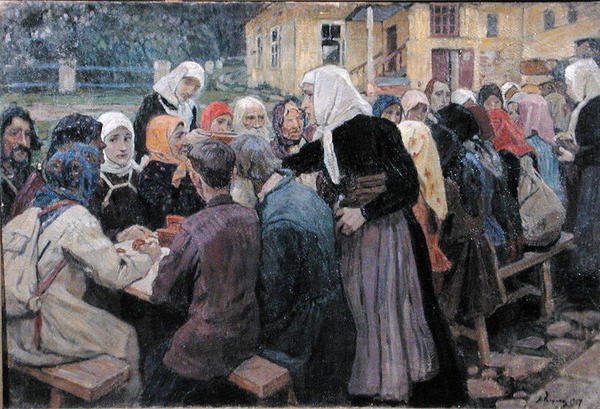 Refeição, 1917 de Alexei Mikhailovich Korin