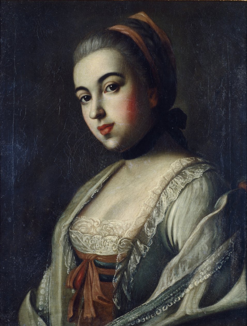 Retrato da condessa Anna Vorontsova 1743-1769, 1761 de Alexei Petrovich Antropov