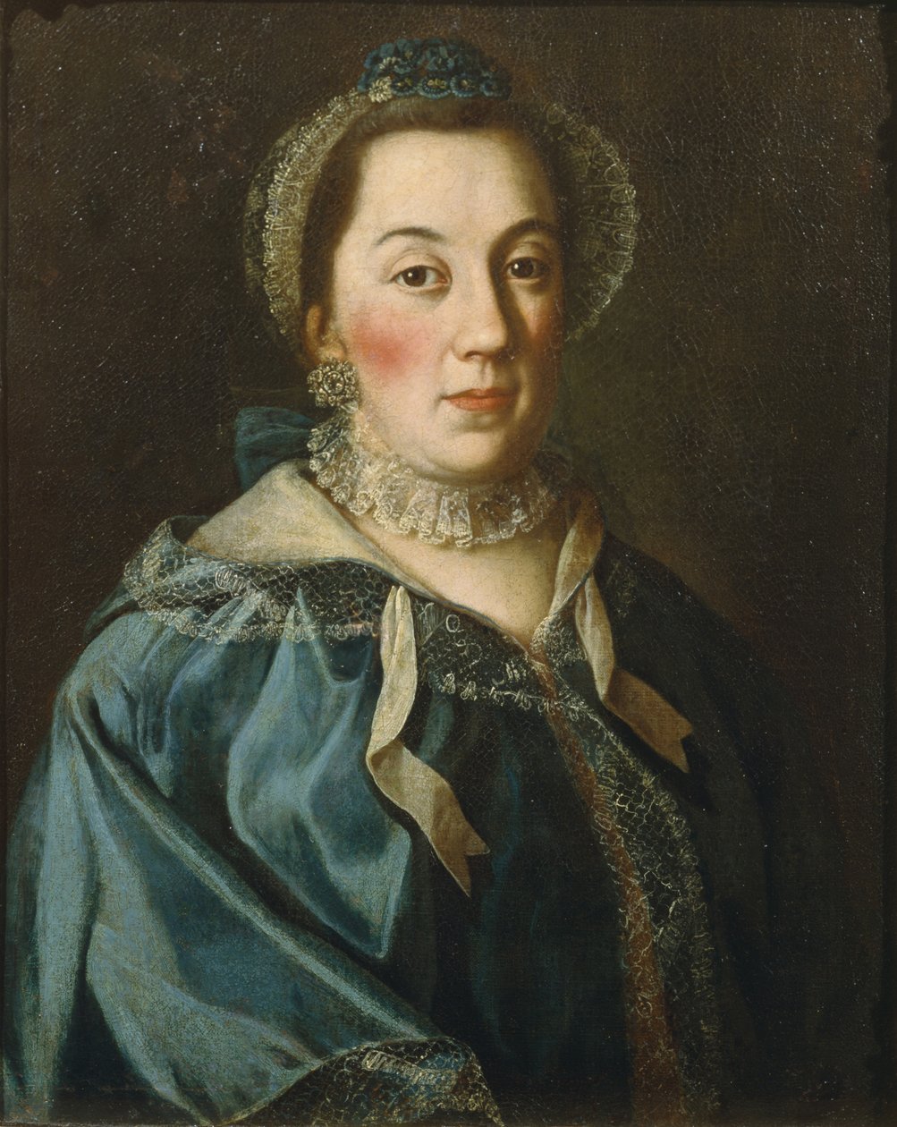 Retrato da Condessa Yelizaveta Franzevna Buturliina, 1763 de Alexei Petrovich Antropov