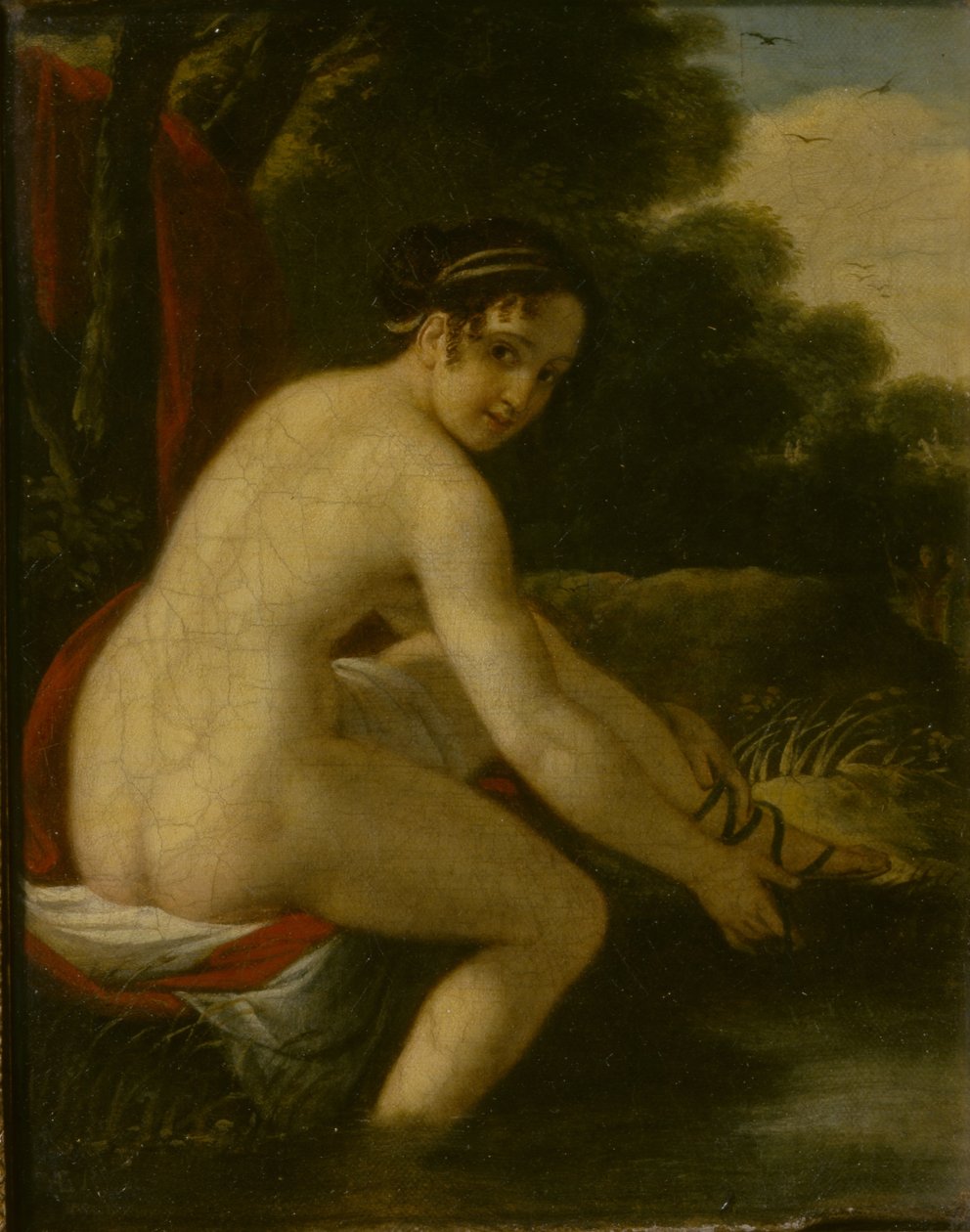 Susanna em seu banho, 1813 de Alexei Yegorovich Yegorov