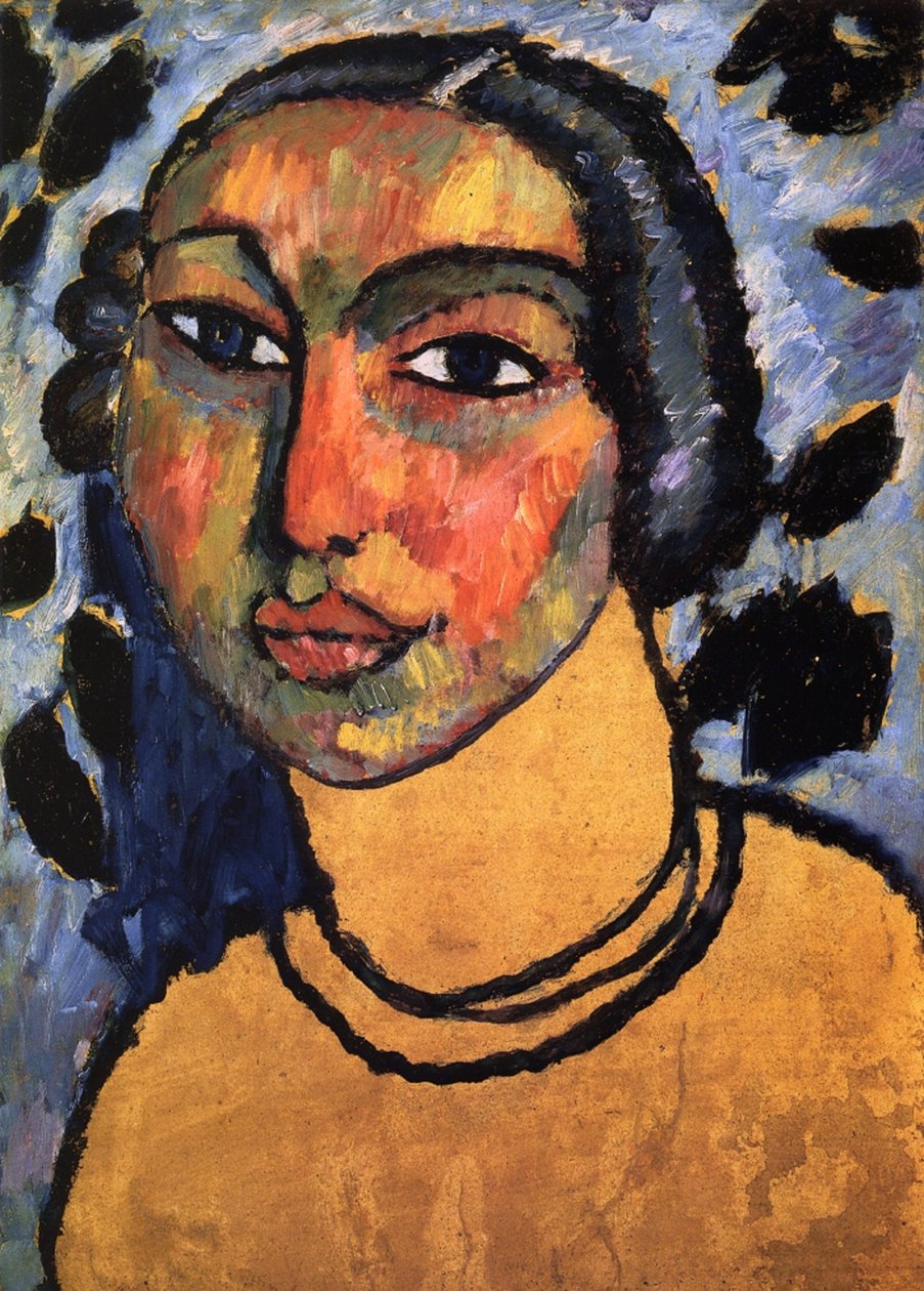 Uma mulher judia, c.1912 de Alexej von Jawlensky