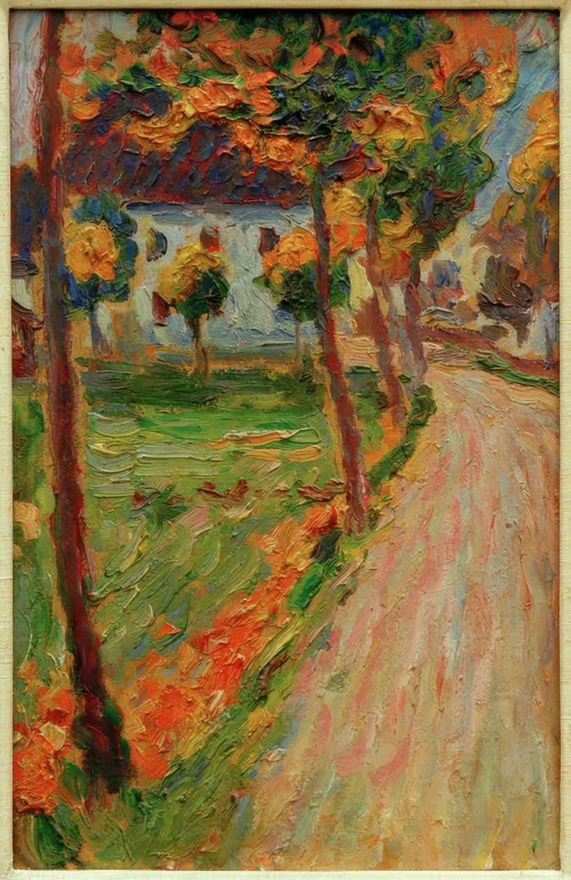 A. v. Jawlensky, Landstraße de Alexej von Jawlensky