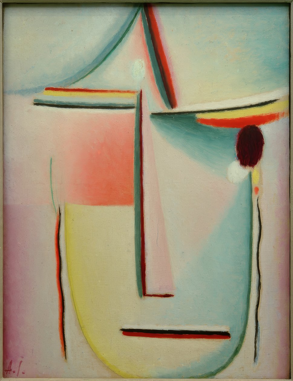 Cabeça abstrata: destino de Alexej von Jawlensky