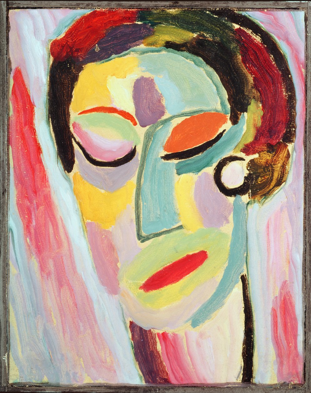 Olhos fechados de Alexej von Jawlensky