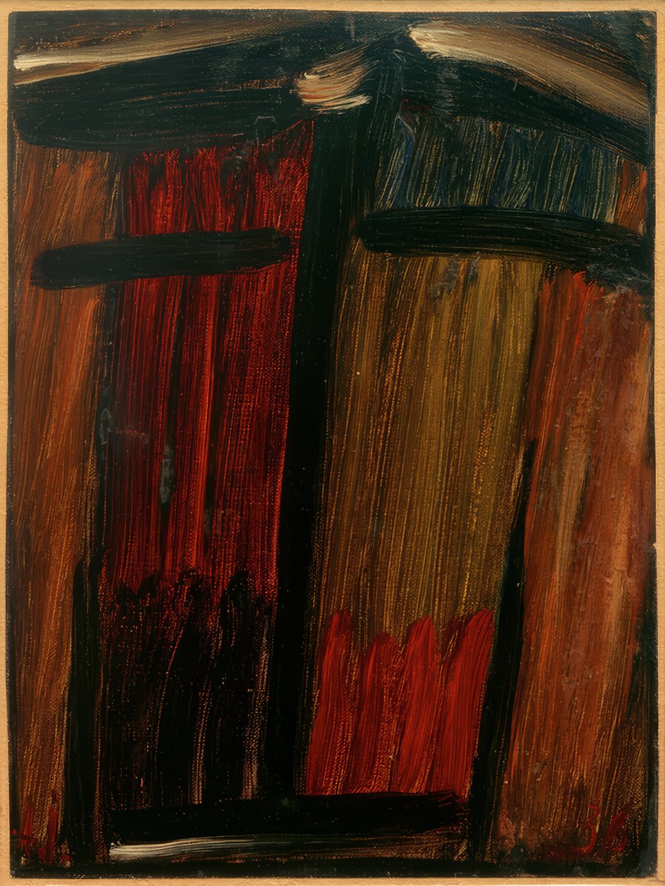 Grande Meditação: O sofrimento deve levar Elektra de Alexej von Jawlensky