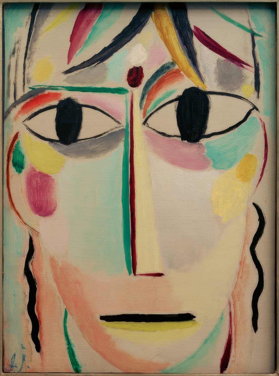 Rosto do Salvador: expectativa de Alexej von Jawlensky
