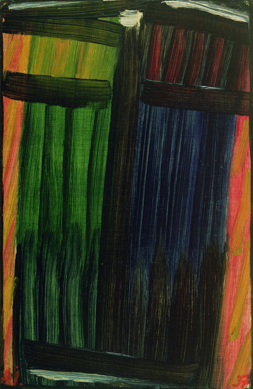 Grande meditação, 1937 de Alexej von Jawlensky