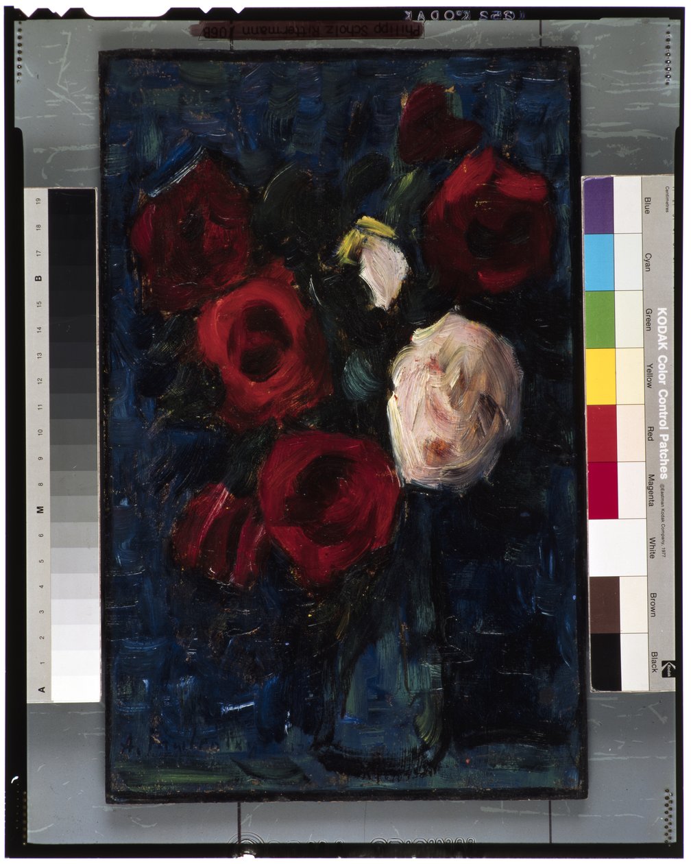 Grande natureza-morta: rosas II, 1937 de Alexej von Jawlensky