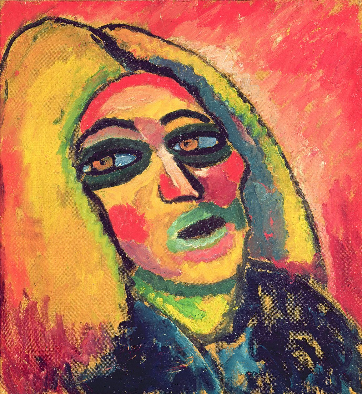 Retrato de uma mulher de 1912 de Alexej von Jawlensky