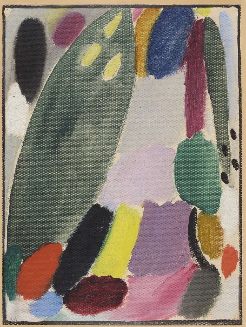 Variação: Inclinação, 1919 de Alexej von Jawlensky