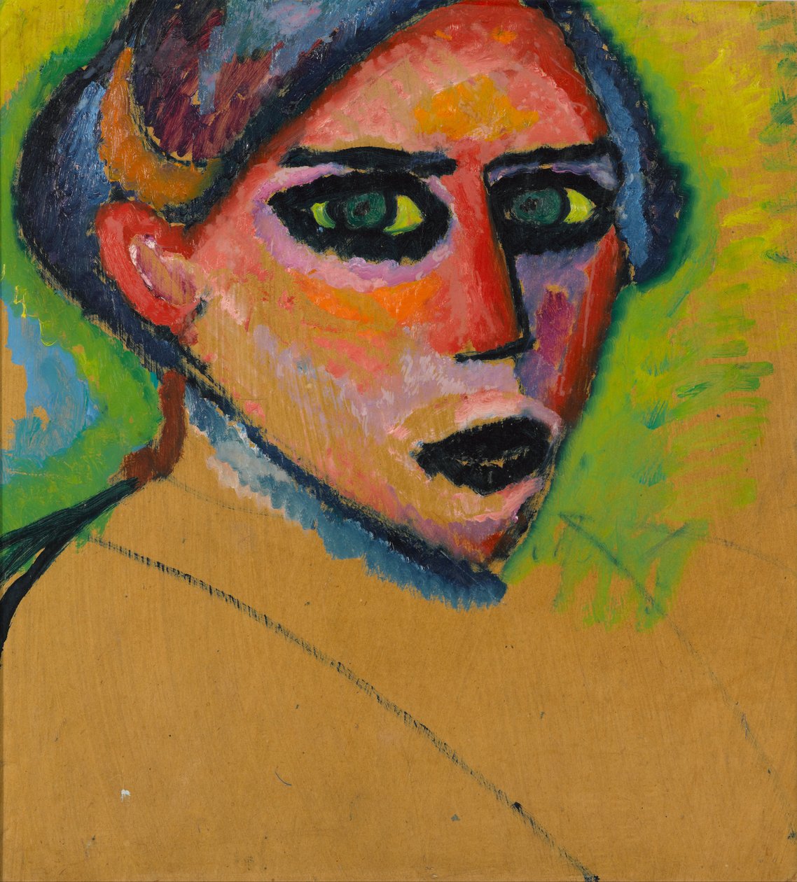 Rosto de mulher de Alexej von Jawlensky
