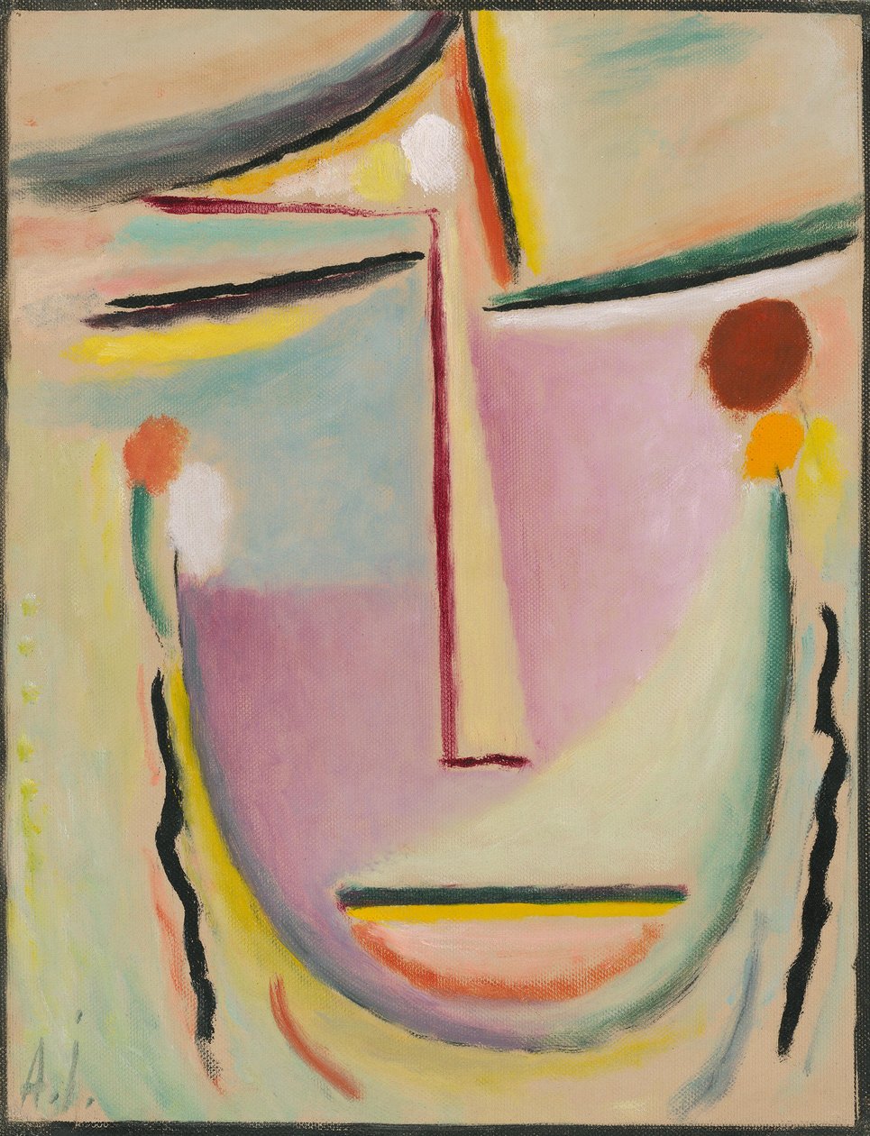 Cabeça abstrata de Alexej von Jawlensky