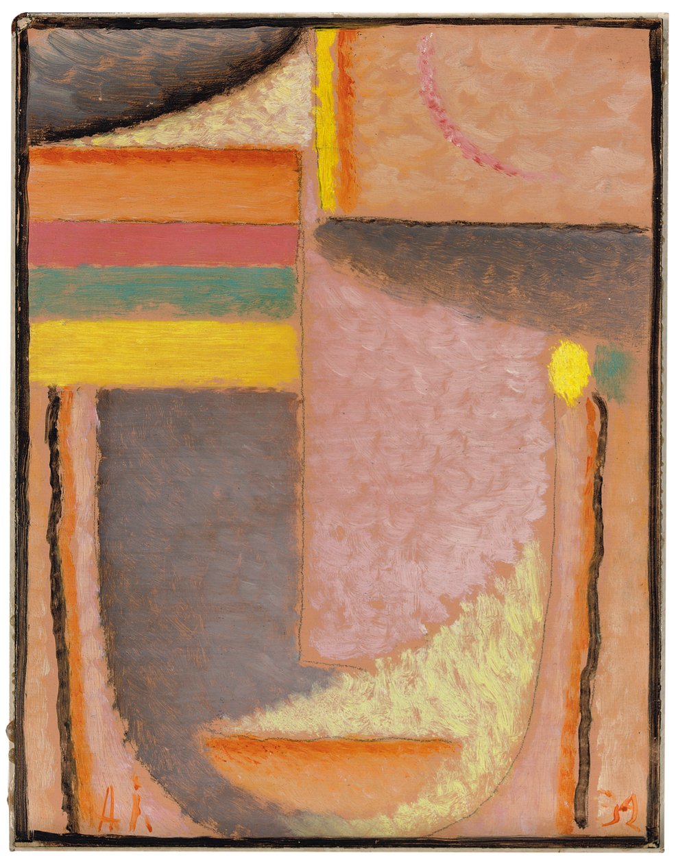 Cabeça abstrata: Parthenon, 1932 de Alexej von Jawlensky