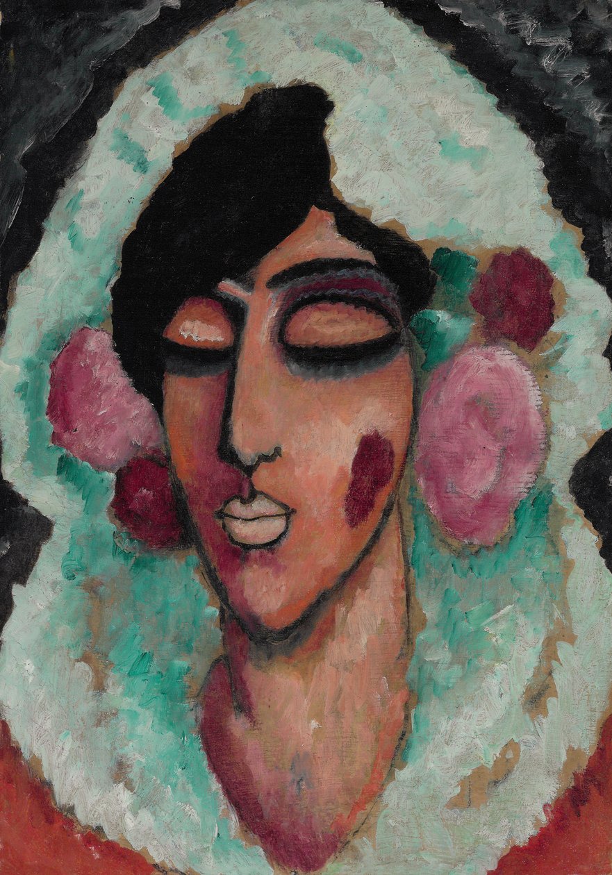 Cabeça abstrata: toque de inverno de Alexej von Jawlensky