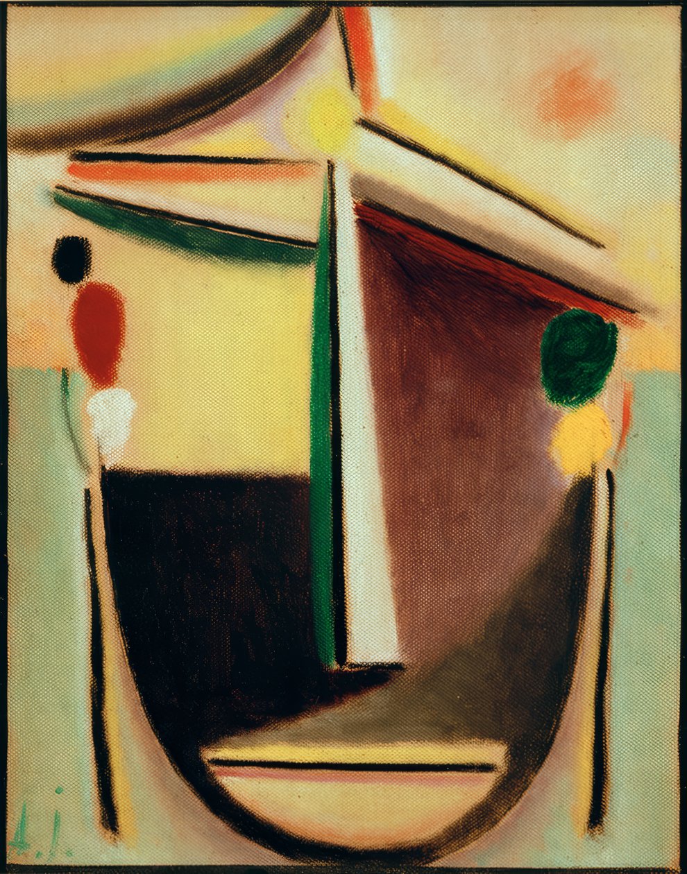Cabeça abstrata de Alexej von Jawlensky