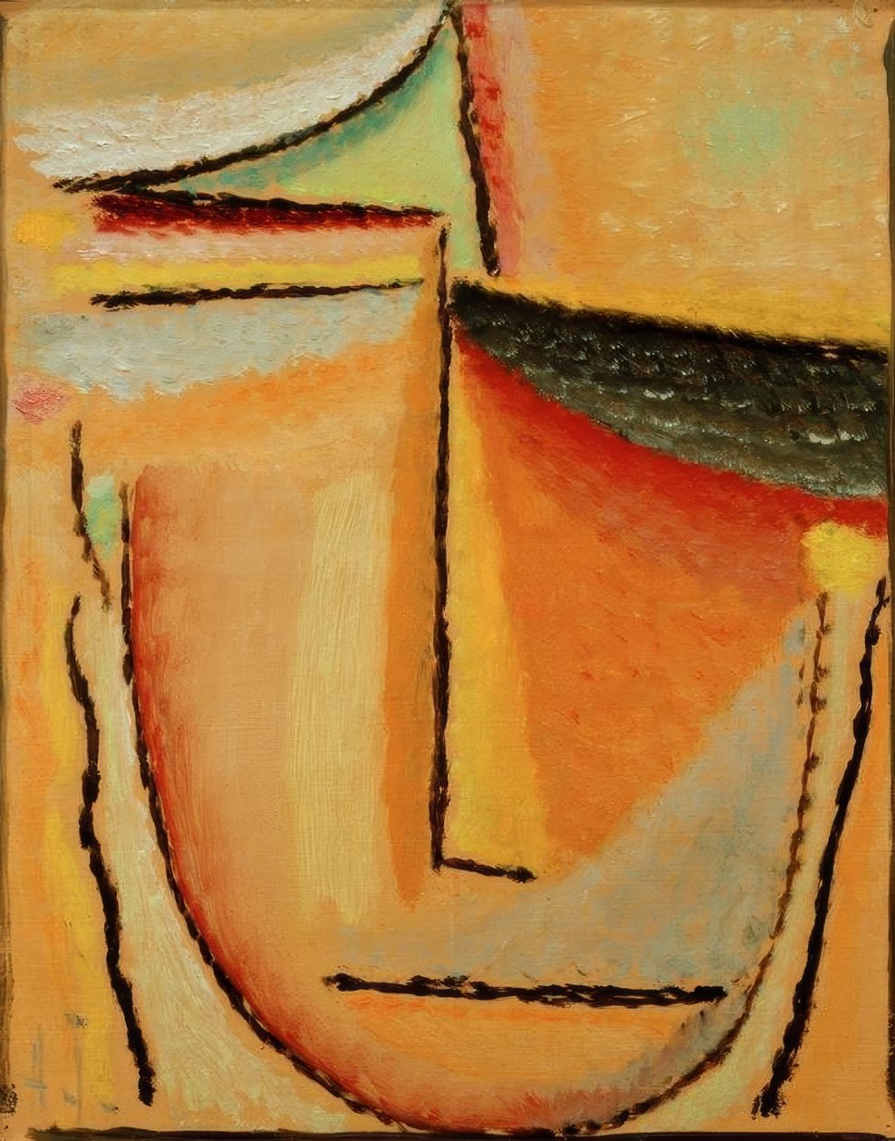 Cabeça abstrata de Alexej von Jawlensky