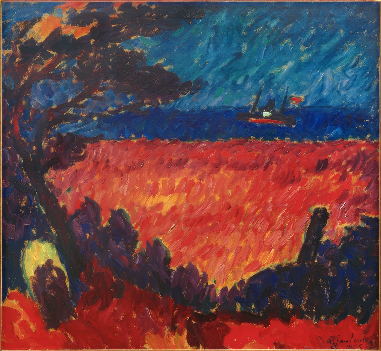 No Mar Báltico de Alexej von Jawlensky